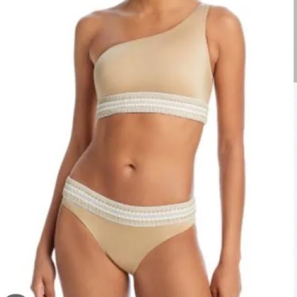 Peixoto Gold One Shoulder Bikini – Size M